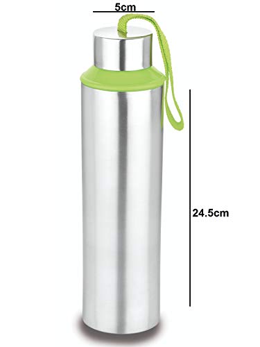 Image of smart inchserve inch Stainless Steel iddo Green Water Bottle,900,Pack of (1)