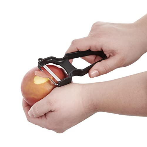 Swiss Peeler Hic Swiss Pro Y Peeler, Stainless Steel Blade, 4.25 X 2.5-Inches, Black #TOP2