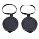 2pcs Objektive Linsenkappen Gummi -Schutz -Snug Fit Teleskop Objektivabdeckung für ID 61 Bis 64 Mm Monokulares Fernglas