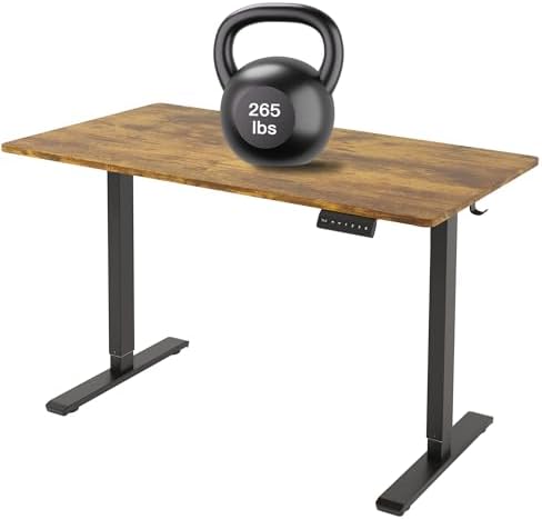 Dual Motor Standing Desk Frame, Electric Adjustable Legs, Workstation Desk Base, Sit stand desk frame, 3 Memory Height Settings, with Cable Management Tray, Headphone Hook - Thumbnail 3