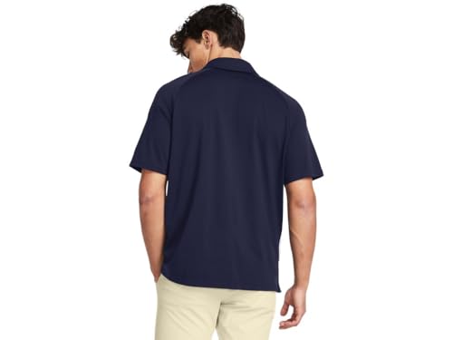 Image of Under Armour Mens Title Polo - Fast Drying LG Midnight Navy-White