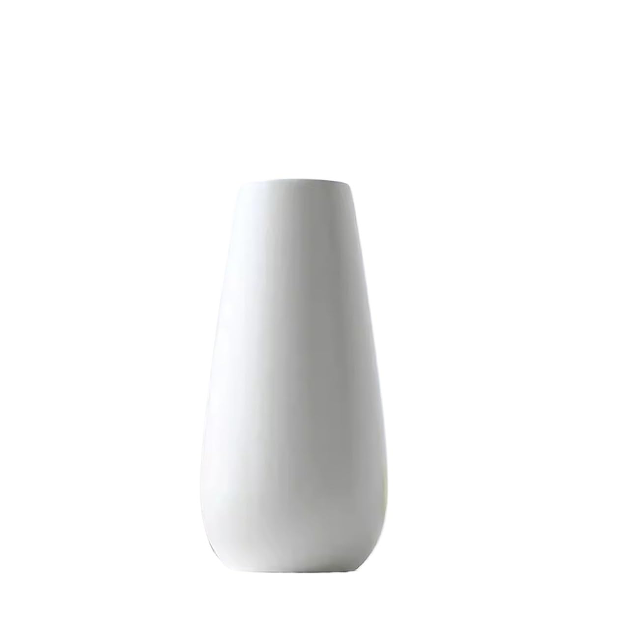 Home Vases Minimalist Modern Ceramic Vase Home Living Room Creative Tabletop Decoration Small and Fresh Hydroponic White Floral Ware Indoors Decor(White)