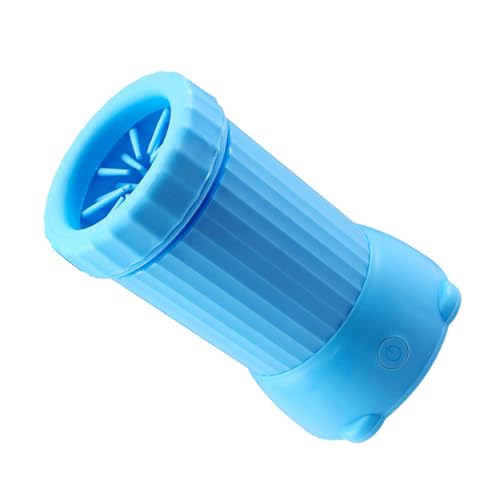 犬用足洗いカップ | ポータブル足洗い器 室内用 - 自動 犬 足 ウォッシャー - 中型犬 大型犬 猫用 ケージ内対応