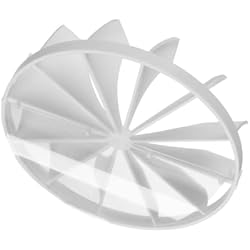 Valvula Antirretorno Extractor Baño Ø 100mm Válvula Antirretorno Para Ventilador de Pared - Para Tubo de Ventilación - Plástico - Blanco