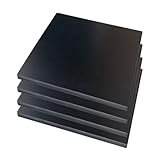 YTSMZX FR4 Fiberglas Platte Glasfaserplatte Epoxidharz Glasfaserplatte Epoxidplatte Bastelbedarf Glasfaser Schwarz Seitenlänge 250mmx250mm 4 Stück,Thickness 1.5mm