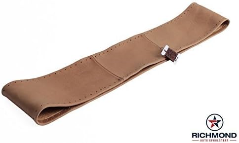 Richmond Auto Upholstery - Leather Steering Wheel Cover, 2-Stitch Style Compatible with 2006 Ford F-150 King Ranch