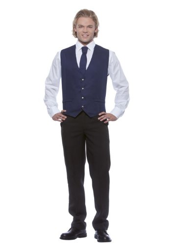 Karlowsky Unisex Service & Gastronomie Servier Kellner Weste Kai WM2 Dark Blue 58 (XL)