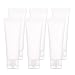 BENECREAT 30 Pack 50ml/1.67oz Clear Empty Tubes Clear Squeezable Cosmetic Containers Refillable Plastic Tubes for Shampoo Facial Cleanser Makeup Sample