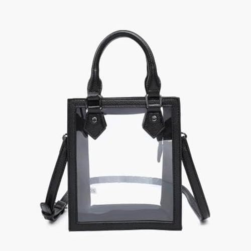 Vegan Clear Rect Crossbody by Elise
