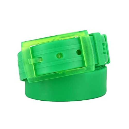 Ceinture souple Skimp originale vert fluo uni designé en France