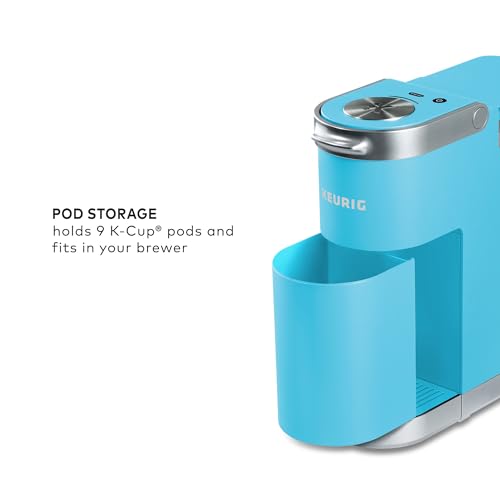 Keurig K-Mini Plus Single Serve K-Cup Pod Coffee Maker, with 6 to 12oz Brew Size, Stores up to 9 K-Cup Pods, Travel Mug Friendly, Cool Aqua - image 7
