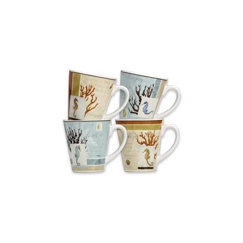 Casa Moda Aquarius Mugs, Set of 4 Cover