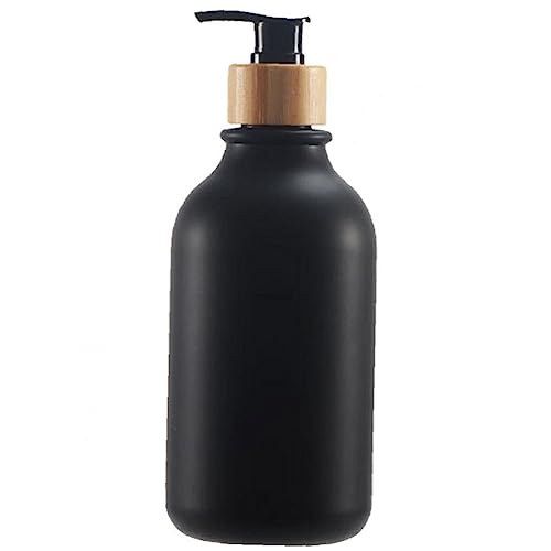 ソープディスペンサー ポンプ付き石鹸シャンプーディスペンサー 500ml 再充填可能なポンプボトルディスペンサー 浴室用ハンドソープ貯蔵容器