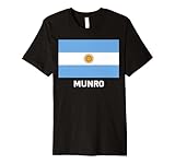 Munro Republica Argentina Flag Emblem Bandera Premium T-Shirt