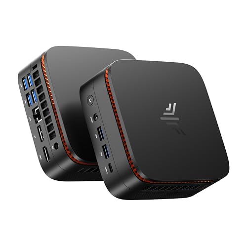 NiPoGi Pinova P1 Mini PC ΑΜD 4300U(4C/4T,hasta 3.7GHz, Mejor Que 3500U/N150/N97),16GB DDR4 256GB SSD Pantalla Triple 4K(DP 1.4+HDMI 2.0+USB 3.2 Type C) 4K@60Hz/WiFi 5/BT 4.2