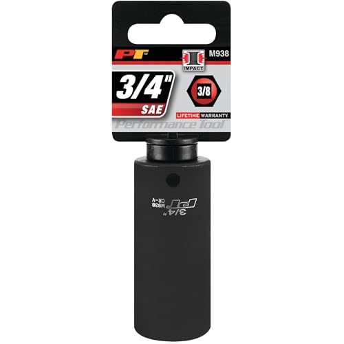 Image of Performance Tool M938 3 /8 in. Drive 3 /4 in. 6-Point Deep Impact Socket