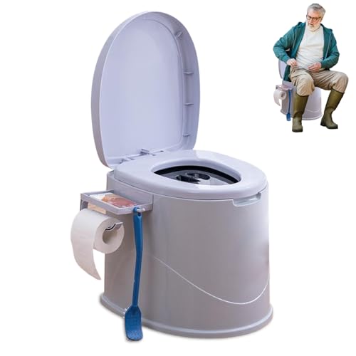 Toilettes portables pour adultes scellées avec seau amovible de voyage