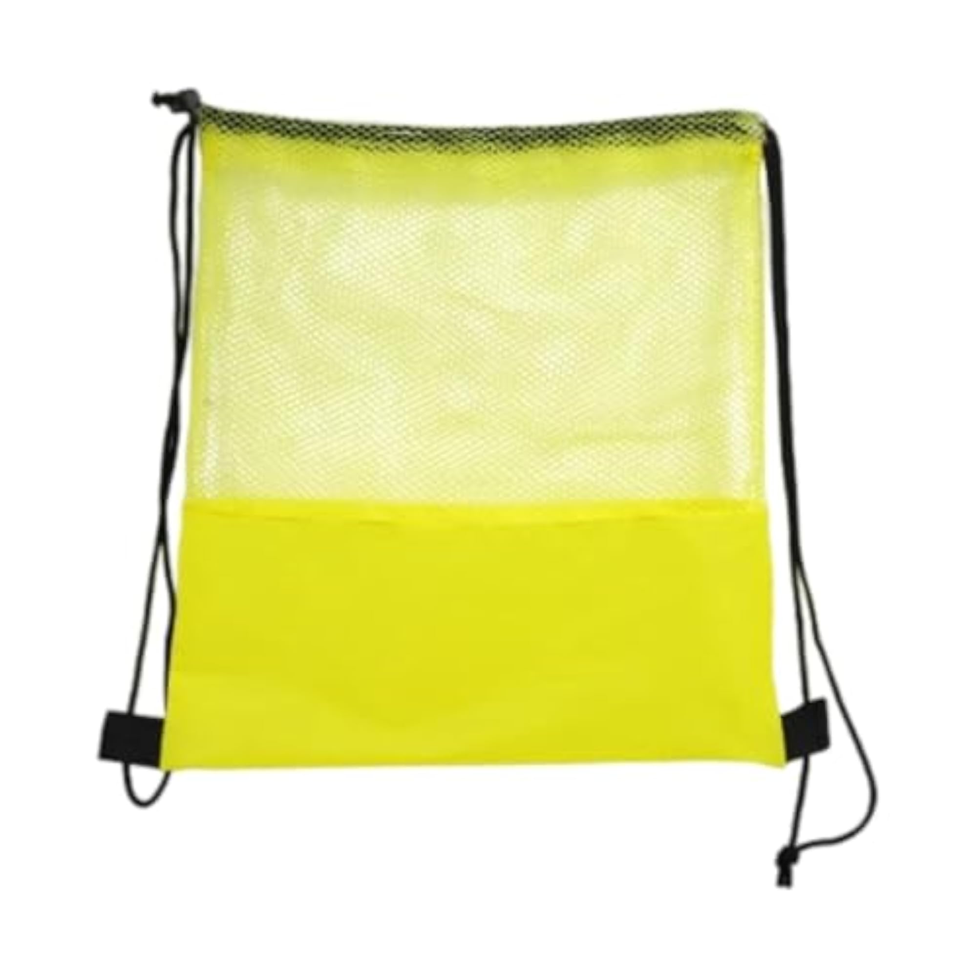 Drawstring Basketball Backpack Portable Sackpack, Yellow