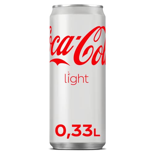 Coca-Cola Light Taste - mit originalem Coca-Cola-Geschmack - ohne Kalorien - erfrischendes Softgetränk in coolen Einweg Dosen (24 x 330 ml)