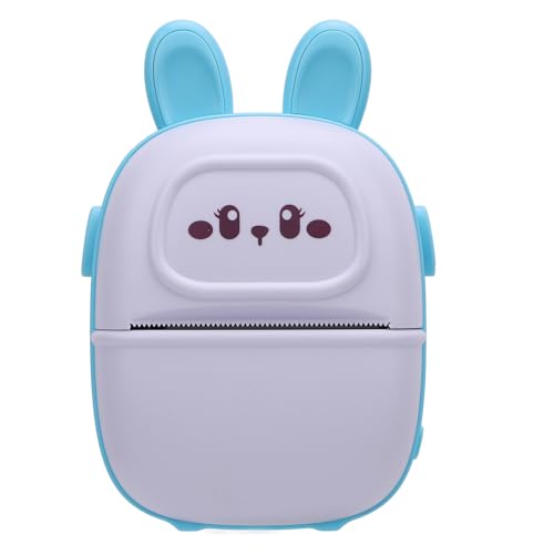 Mini Blue Tooth Thermal Inkless Compact Printer, Portable 200DPI Pocket Printer for Students, Families, Small Labels, Business Cards, Photos, Documents