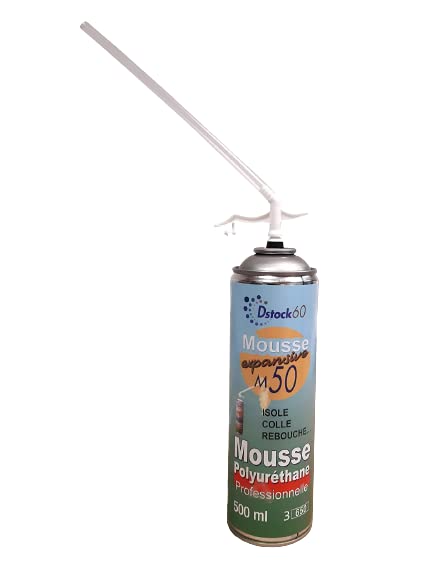 Mousse polyurethane pour isoler et reboucher les murs et fenetres - 3
