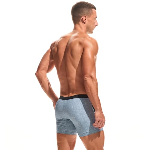 Taddlee Men Swimwear Swimsuits Flower Print Surf Board Boxer Shorts Trunks Long