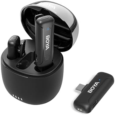 BOYA Wireless Lavalier Microphone for Android, Noise Canc…