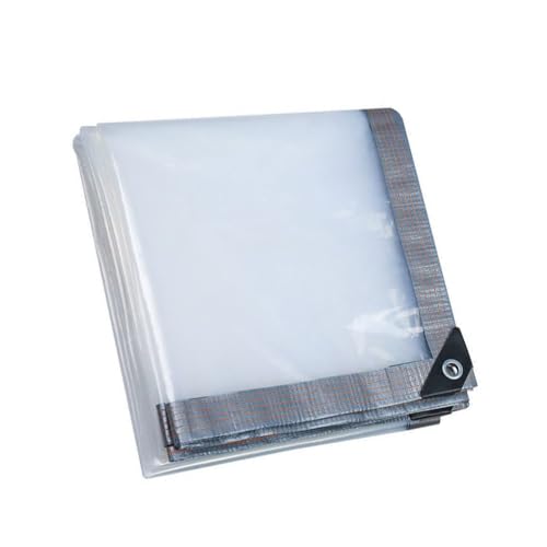 KIXZSAZ Telo Antipioggia affidabile e Trasparente per Piante da Giardino Tettoia per Piante da Giardino con Copertura Protettiva in plastica PVC per Qualsiasi Condizione atmosferica