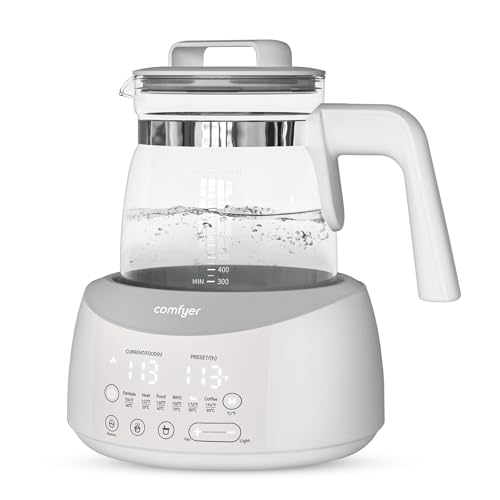 comfyer Bottle Warmer - 6 Temp Presets, Night Light