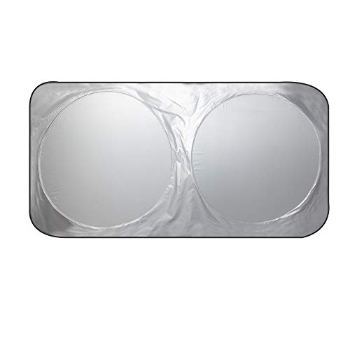 Image of FH Group Car Windshield Sun Shade - Foldable Reflective Sunshade with Penguin Print, UV Protection, Heat Blocker for Car, Truck, SUV - Medium 63 inch x 31 inch