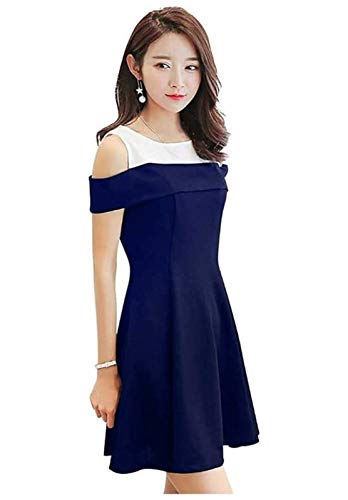 Oriex Girls Skater Mid Thigh Length Dress Blue 11-12 Yrs 1