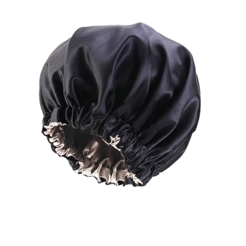 Bonnet de couchage en satin réversible pour protéger les cheveux et maintenir l'hydratation
