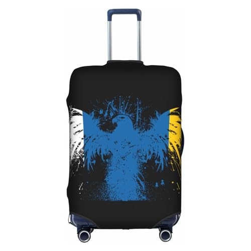 Travel Luggage Cover Canary Islands Flag Fashion Washable Baggage Suitcase Protector Fit For Luggage Medium