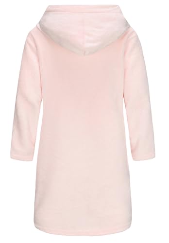 E.W Apparel Boys Fleece Robe Girls Hooded Bathrobe Toddlers Soft Fuzzy Robe for Kids2