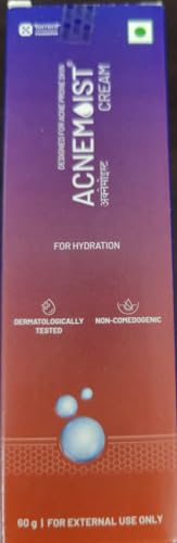 Curatio Acnemoist (Moisturising Cream for Sensitive & ACNE-PRONE Skin 60 gm) (Pack of 2), from Life Line Medicos
