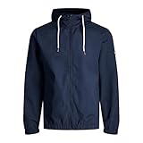 JJWILLY Chaqueta PS JACK&JONES PLUS Chaqueta Jjwilly PS, Azul, 5XL Grandes para Hombre