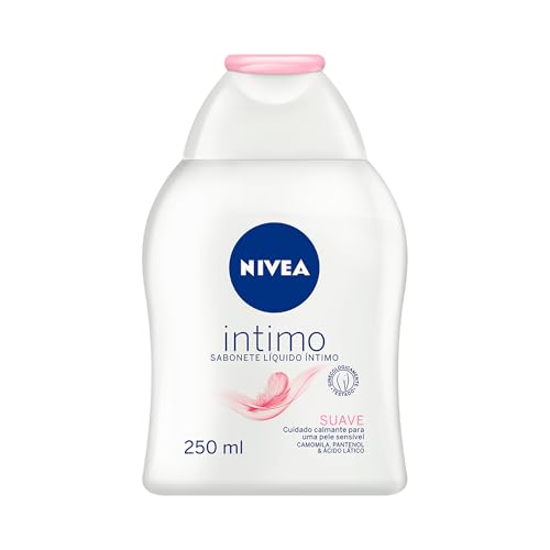 NIVEA Sabonete Líquido Íntimo Suave 250ml - Mantém o ph natural, ...