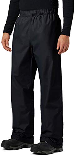 KOUDYEN Pantalones Lluvia Impermeable Hombre Ligero Transpirable Pantalones Ciclismo Moto Hombre Aire Libre YK5315M-Black-L