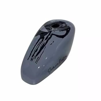 Simon Kustom ブラック／レッド グロス Amazon.com: Motorcycle Gas Tank Cover Big Skull Simonkustom