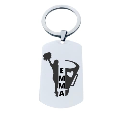 Cheer Keychains for Cheerleader, Personalized Cheerleader