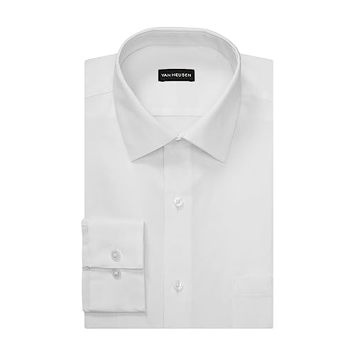 Van Heusen Mens Dress Shirt Regular Fit Stain Shield Stretch3