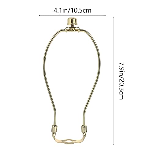 Uonlytech Cow Horn Lamp Shade Holder Harp Bracket Kit Replacement for Table Floor Lamps Easy Installation Rust-Resistant Indoor Lighting Accessories - Image 2