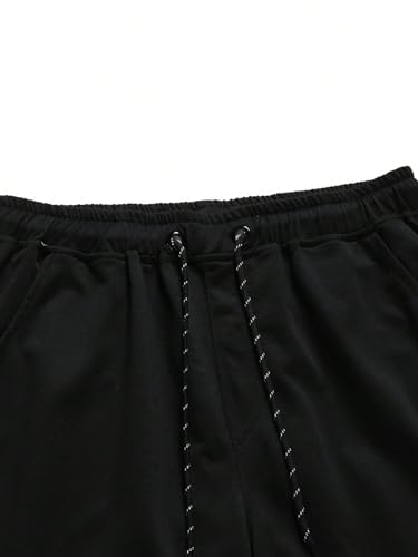 WDIRARA Men's Cross Print Casual Sweatpants Drawstring Waist Jogger Pants Long Pants4