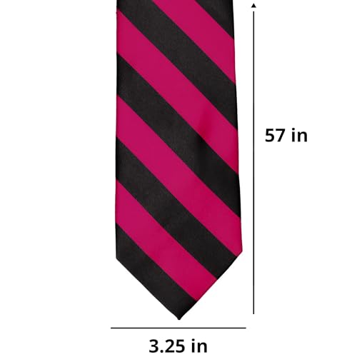 Image of tiemart Men's Striped Tie Standard Length