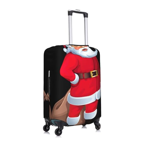 Cute Santa Claus Print Luggage Suitcase Cover Protector Luggage Washable Covers With Concealed Zipper3