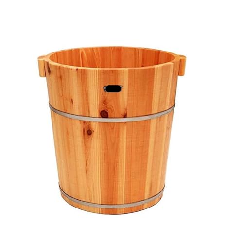 Cubeta de Madera para Baño de Pies 40x36x30 cm