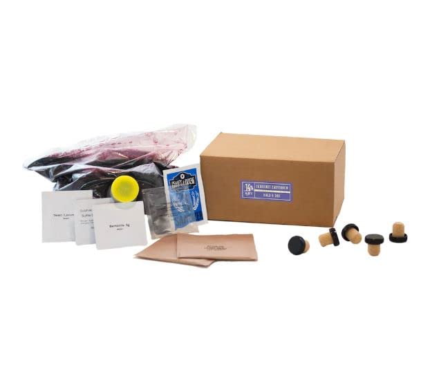 Image of Craft A Brew - Cabernet Sauvignon Wine Recipe Kit - 1 Gallon - Ingredients for Home Brewing Wine - Wine Making Ingredients and Supplies
