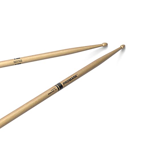 PROMARK RBH535AW American Hickory Rebound 7A Drumsticks, Acorn Tip, Single Pair