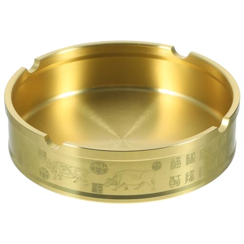 VANZACK 銅製丸型香炉底座 転倒防止ディスプレイ台 灰皿兼用 インセンスバーナー用 ホーム装飾 茶室 ヨガルーム適用