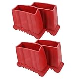 Zambuph Cubierta de goma para escalera de tijera, accesorio insonorizado, flexible, antideslizante, fiable, para todo tipo escaleras, garajes, escalera, antideslizante, redonda, 5.1 x 2.7 cm